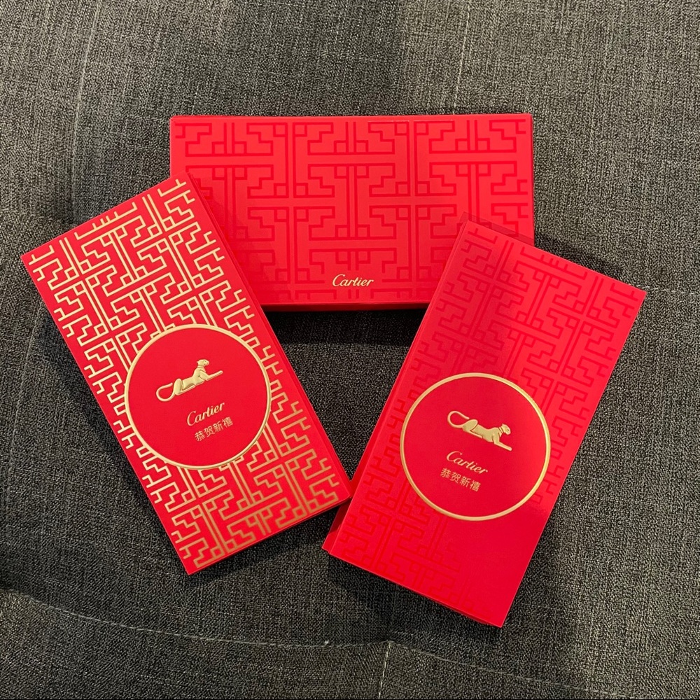 💯 Authentic 🧧 Cartier Red Envelopes